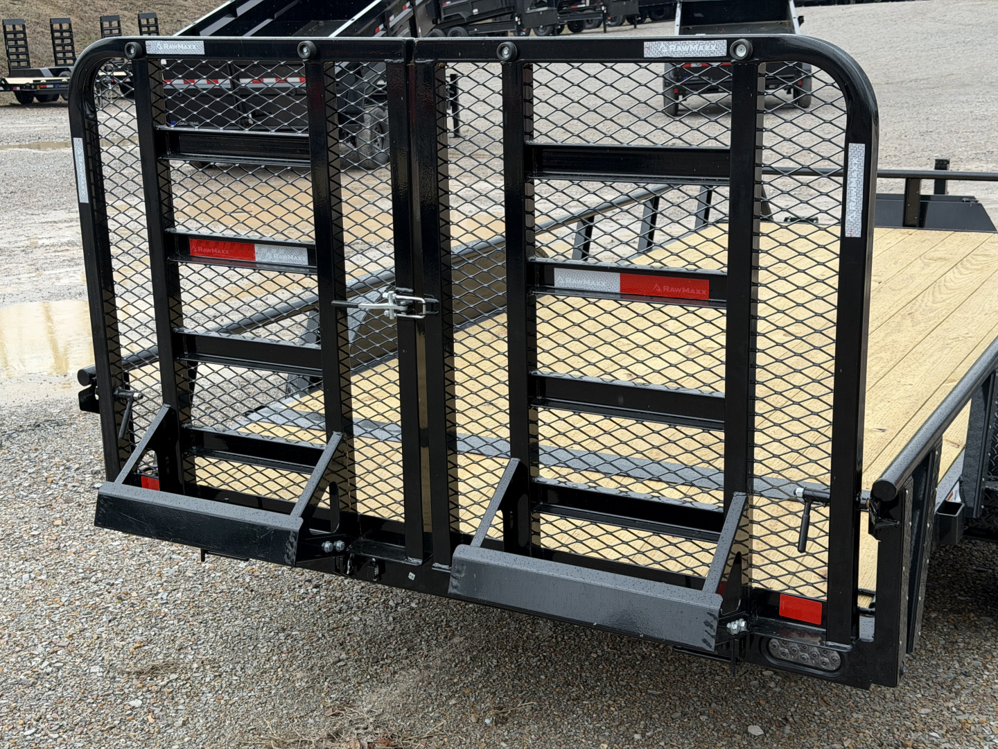 New 2026 RawMaxx UTX 83X16 Utility Trailer / HD FOLDING SPLIT GATE / 8 PLY TIRES / UTILITY TONGUE TOOL BOX / 10K GVWR