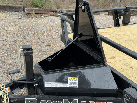 New 2026 RawMaxx UTX 83X16 Utility Trailer / HD FOLDING SPLIT GATE / 8 PLY TIRES / UTILITY TONGUE TOOL BOX / 10K GVWR