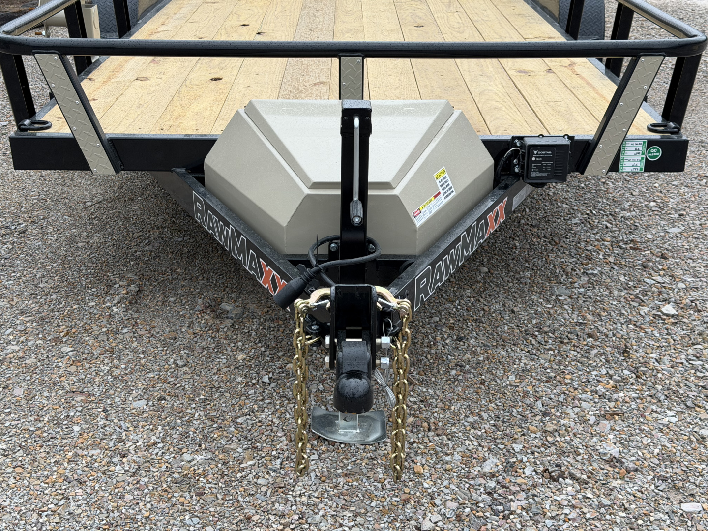 New 2026 RawMaxx UTX 83X16 Utility Trailer / HD FOLDING SPLIT GATE / 8 PLY TIRES / UTILITY TONGUE TOOL BOX / 10K GVWR