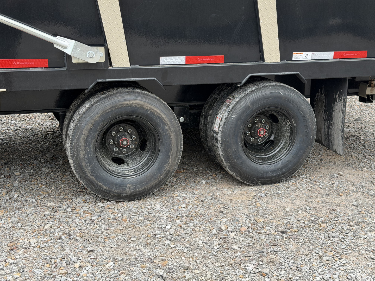 New 2026 RawMaxx HDX 102X20 Dump Trailer / 10" I-BEAM FRAME / 14 PLY TIRES / 12K HYD JACKS / 24K GVWR