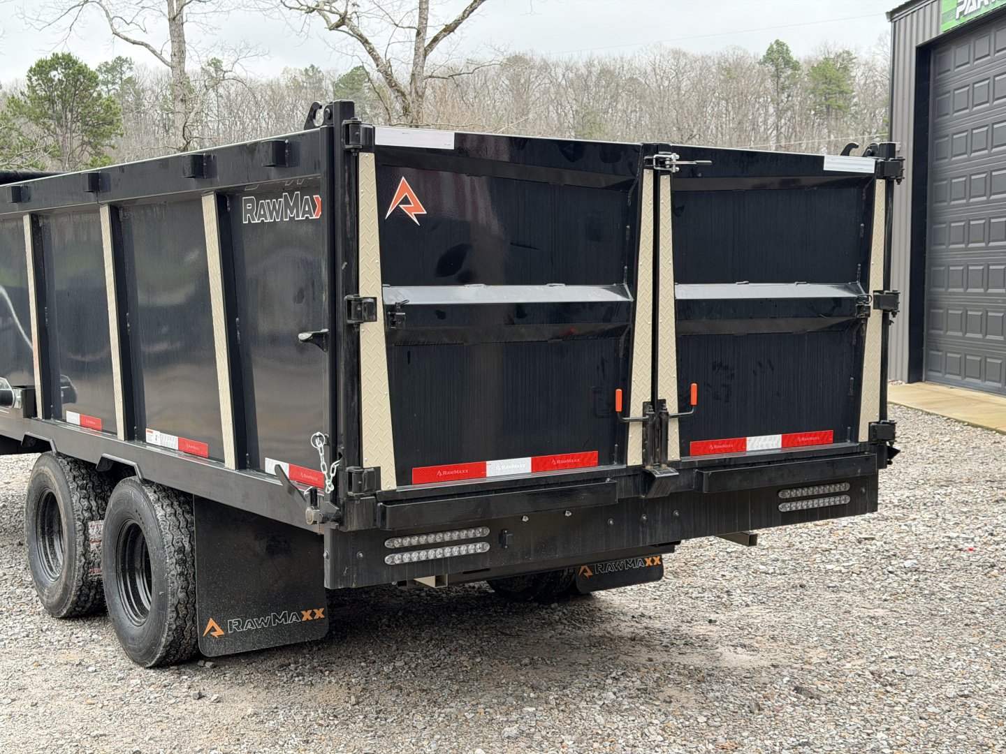 New 2026 RawMaxx HDX 102X20 Dump Trailer / 10" I-BEAM FRAME / 14 PLY TIRES / 12K HYD JACKS / 24K GVWR