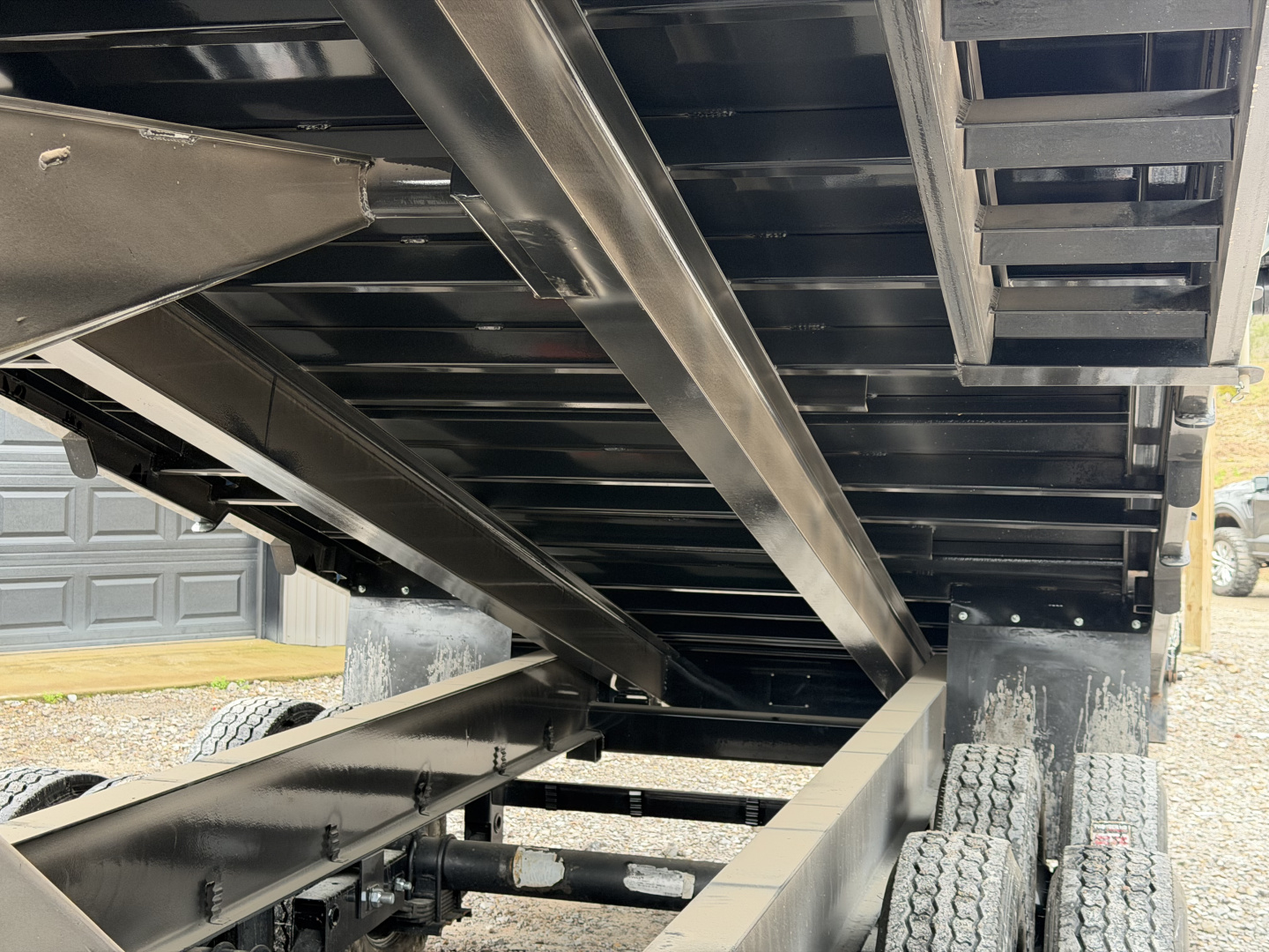 New 2026 RawMaxx HDX 102X20 Dump Trailer / 10" I-BEAM FRAME / 14 PLY TIRES / 12K HYD JACKS / 24K GVWR