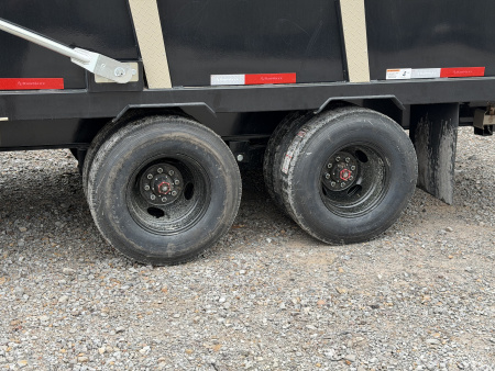 New 2026 RawMaxx HDX 102X20 Dump Trailer / 10" I-BEAM FRAME / 14 PLY TIRES / 12K HYD JACKS / 24K GVWR
