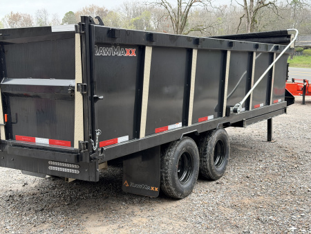 New 2026 RawMaxx HDX 102X20 Dump Trailer / 10" I-BEAM FRAME / 14 PLY TIRES / 12K HYD JACKS / 24K GVWR