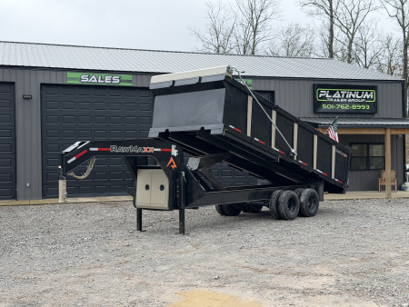 New 2026 RawMaxx HDX 102X20 Dump Trailer / 10" I-BEAM FRAME / 14 PLY TIRES / 12K HYD JACKS / 24K GVWR