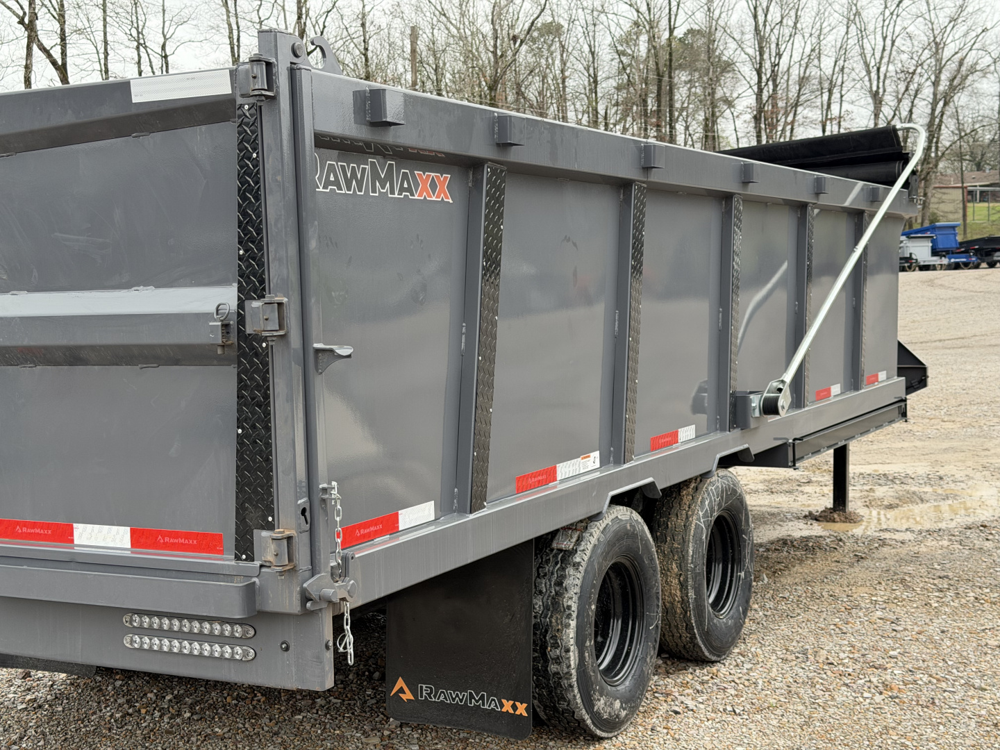 New 2026 RawMaxx HDX 102X20 Dump Trailer / 10" I-BEAM FRAME / 14 PLY TIRES / 12K HYD JACKS / 24K GVWR