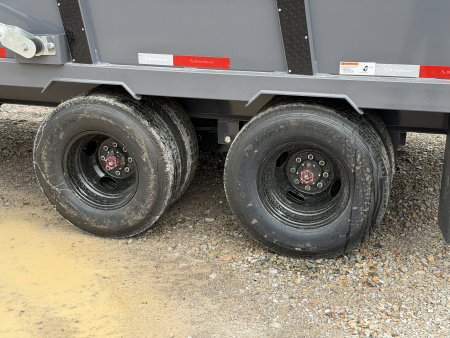 New 2026 RawMaxx HDX 102X20 Dump Trailer / 10" I-BEAM FRAME / 14 PLY TIRES / 12K HYD JACKS / 24K GVWR