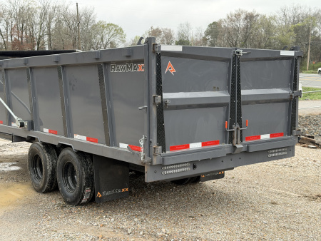 New 2026 RawMaxx HDX 102X20 Dump Trailer / 10" I-BEAM FRAME / 14 PLY TIRES / 12K HYD JACKS / 24K GVWR