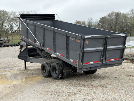 New 2026 RawMaxx HDX 102X20 Dump Trailer / 10" I-BEAM FRAME / 14 PLY TIRES / 12K HYD JACKS / 24K GVWR
