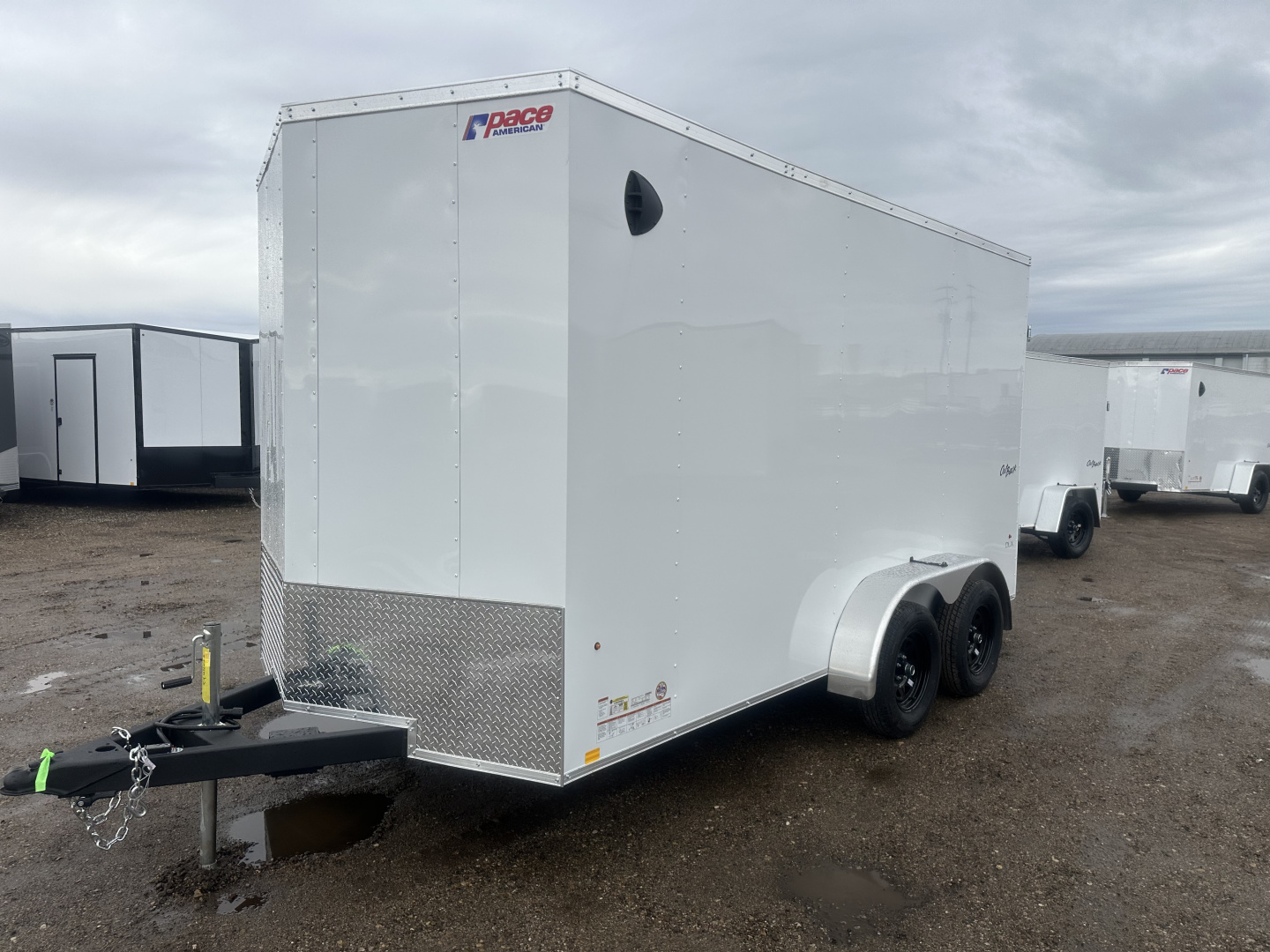 New 2026 Pace American 7X14 7K DLX Out Back Cargo / Enclosed Trailer