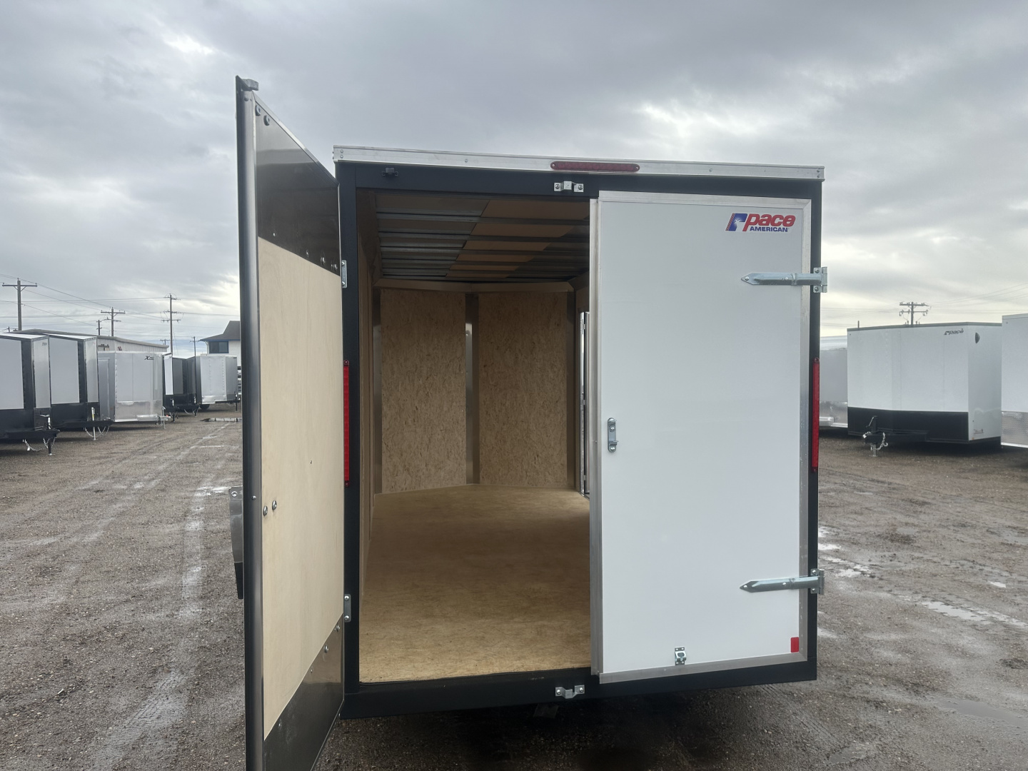 New 2026 Pace American 7X14 7K DLX Out Back Cargo / Enclosed Trailer