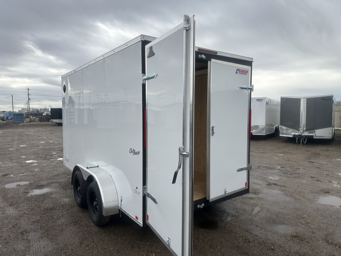 New 2026 Pace American 7X14 7K DLX Out Back Cargo / Enclosed Trailer