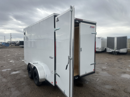 New 2026 Pace American 7X14 7K DLX Out Back Cargo / Enclosed Trailer