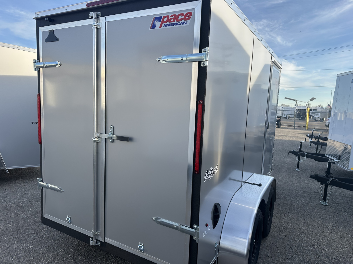 New 2026 Pace American 6X12 3K Outback DLX Cargo / Enclosed Trailer