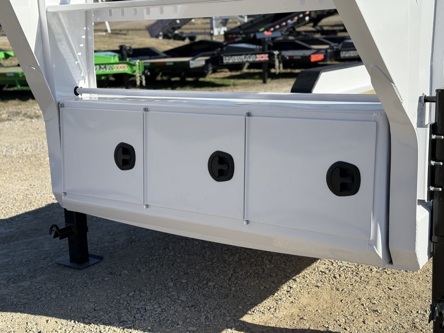 New 2026 RawMaxx G7X 83X22 Flatbed Trailer / 8" I-BEAM FRAME / CHAIN RACK / 14 PLY TIRES / TORSION SUSPENSION / 16K GVWR