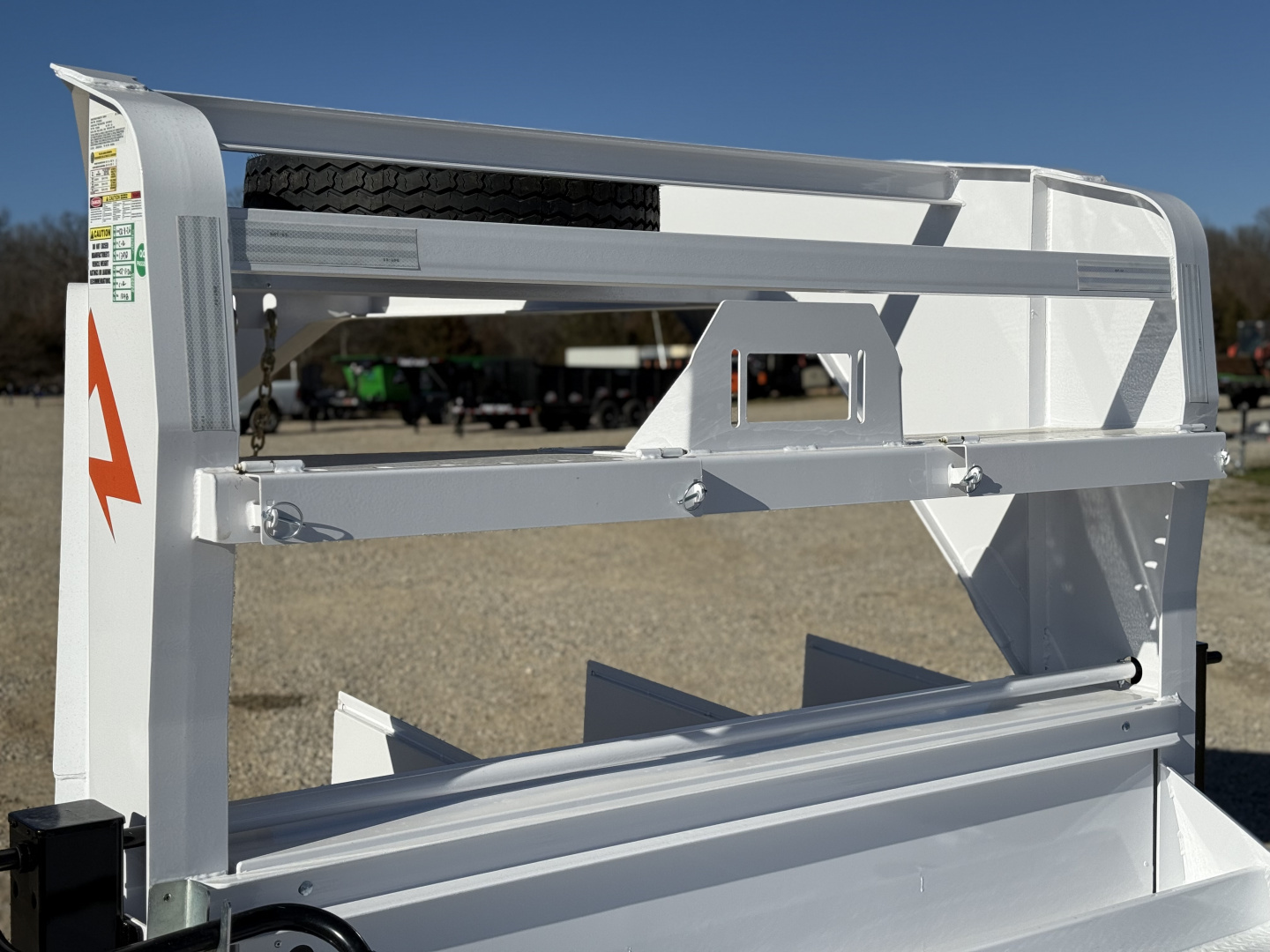 New 2026 RawMaxx G7X 83X22 Flatbed Trailer / 8" I-BEAM FRAME / CHAIN RACK / 14 PLY TIRES / TORSION SUSPENSION / 16K GVWR