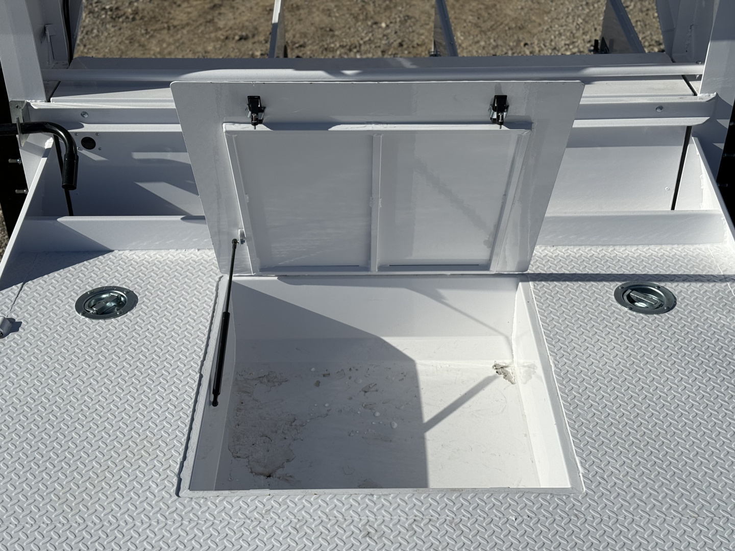 New 2026 RawMaxx G7X 83X22 Flatbed Trailer / 8" I-BEAM FRAME / CHAIN RACK / 14 PLY TIRES / TORSION SUSPENSION / 16K GVWR