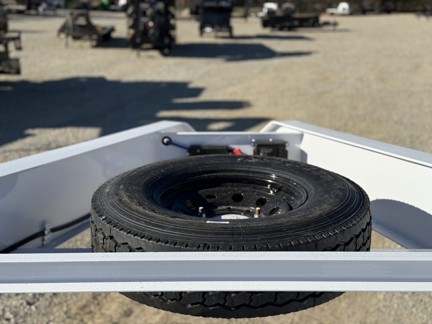 New 2026 RawMaxx G7X 83X22 Flatbed Trailer / 8" I-BEAM FRAME / CHAIN RACK / 14 PLY TIRES / TORSION SUSPENSION / 16K GVWR