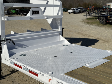 New 2026 RawMaxx G7X 83X22 Flatbed Trailer / 8" I-BEAM FRAME / CHAIN RACK / 14 PLY TIRES / TORSION SUSPENSION / 16K GVWR