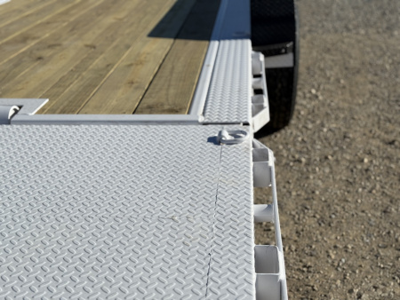 New 2026 RawMaxx G7X 83X22 Flatbed Trailer / 8" I-BEAM FRAME / CHAIN RACK / 14 PLY TIRES / TORSION SUSPENSION / 16K GVWR