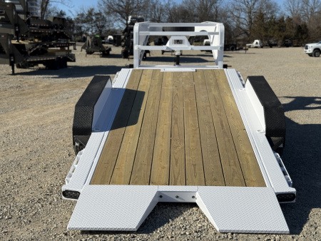 New 2026 RawMaxx G7X 83X22 Flatbed Trailer / 8" I-BEAM FRAME / CHAIN RACK / 14 PLY TIRES / TORSION SUSPENSION / 16K GVWR