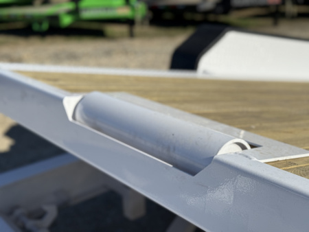 New 2026 RawMaxx G7X 83X22 Flatbed Trailer / 8" I-BEAM FRAME / CHAIN RACK / 14 PLY TIRES / TORSION SUSPENSION / 16K GVWR