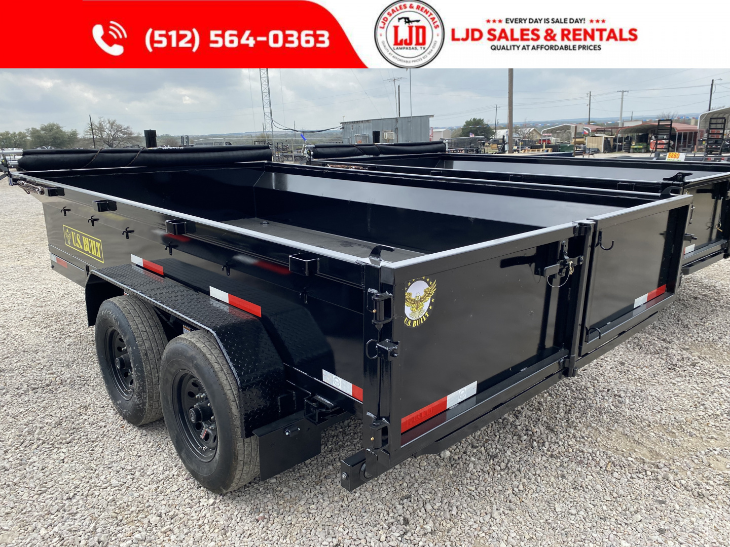 New 2026 US Built 7' X 14' 2' -Tarp - Ramps - 14K - Dump Trailer
