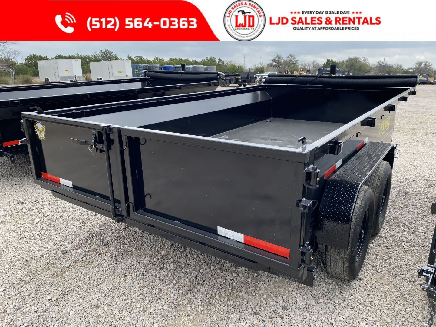 New 2026 US Built 7' X 14' 2' -Tarp - Ramps - 14K - Dump Trailer