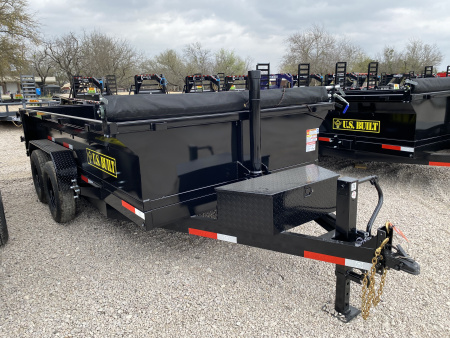 New 2026 US Built 7' X 14' 2' -Tarp - Ramps - 14K - Dump Trailer