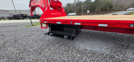 New 2026 MAXX-D YDX 12 TON 22+12 ADJ SUSP HYDR JACKS GOOSENECK Equipment Trailer