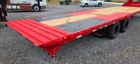 New 2026 MAXX-D YDX 12 TON 22+12 ADJ SUSP HYDR JACKS GOOSENECK Equipment Trailer