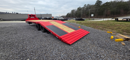 New 2026 MAXX-D YDX 12 TON 22+12 ADJ SUSP HYDR JACKS GOOSENECK Equipment Trailer