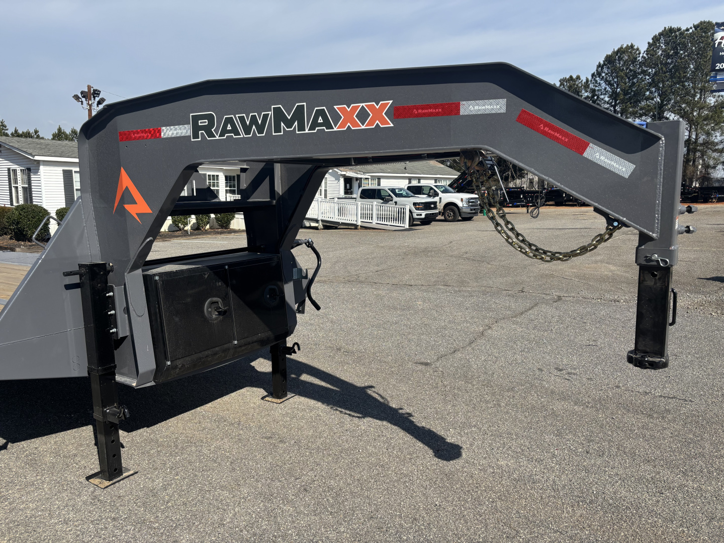 New 2026 RawMaxx FDX 102X25 Flatbed Trailer / 14 PLY / 25990K GVWR / MEGA RAMPS