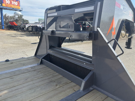 New 2026 RawMaxx FDX 102X25 Flatbed Trailer / 14 PLY / 25990K GVWR / MEGA RAMPS