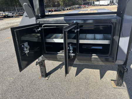 New 2026 RawMaxx FDX 102X25 Flatbed Trailer / 14 PLY / 25990K GVWR / MEGA RAMPS