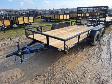 New 2026 Load Trail 14' 7K W/ HD GATE Landscape Trailer