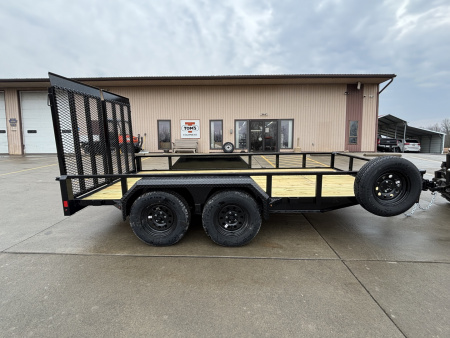 New 2026 Belmont Trailers 82 X14' Landscape Trailer W/ Split Ramp - 7,000# GVWR