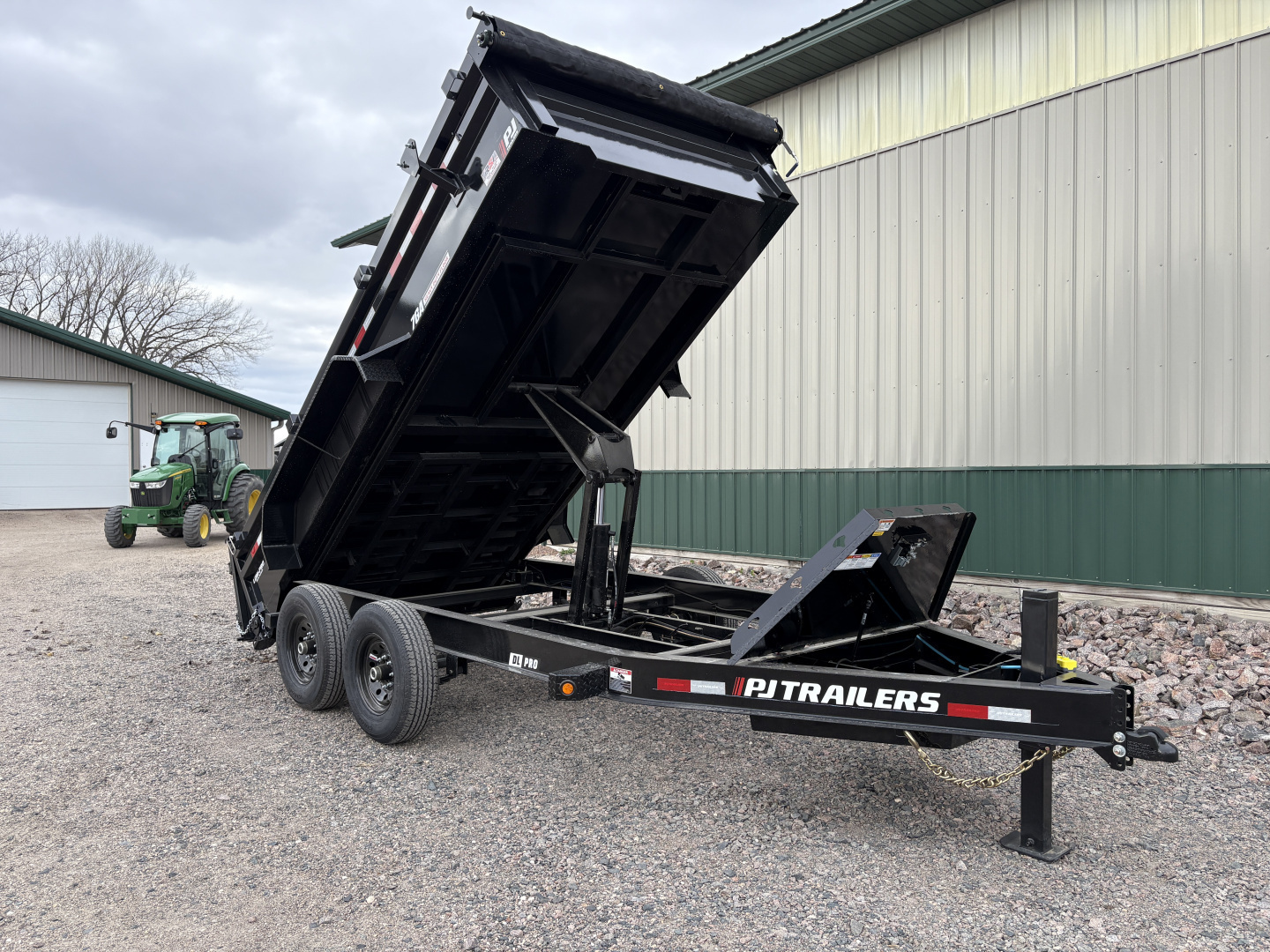 New 2026 14'x83"14k PJ Low Pro Dump Trailer - Hyd Jack