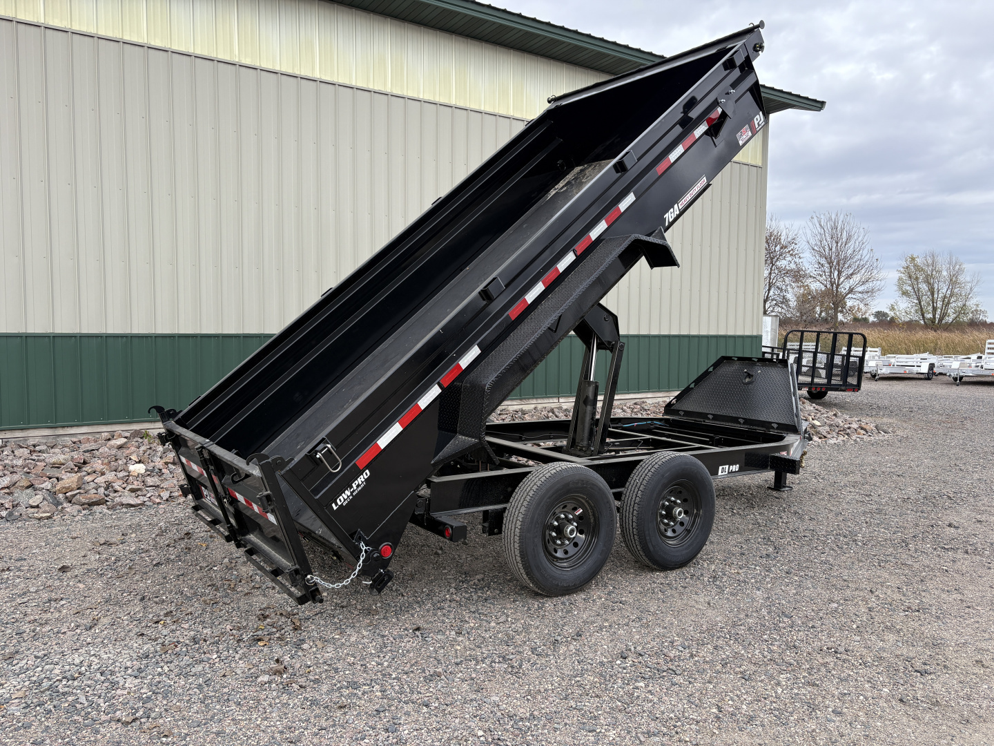 New 2026 14'x83"14k PJ Low Pro Dump Trailer - Hyd Jack