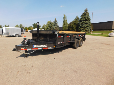 New 2026 Diamond C Trailers LPT207 16x82 Dump Trailer