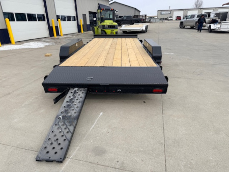 New 2026 H&H Black 82"x16'+2' 10k Car Hauler Trailer