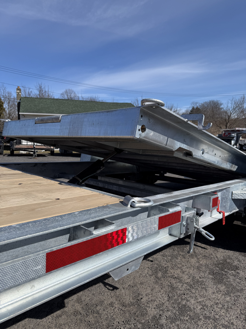 New 2026 N&N Galvanized 7X22 Split Tilt Trailer