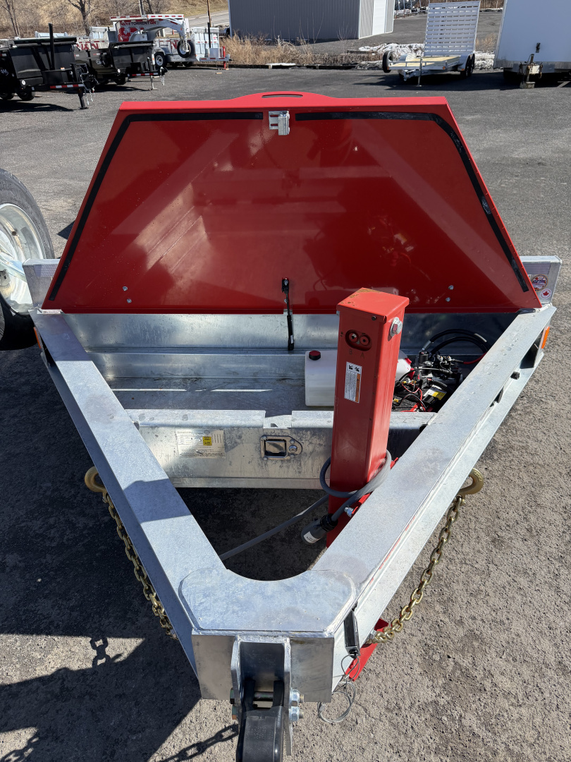 New 2026 N&N Galvanized 7X22 Split Tilt Trailer