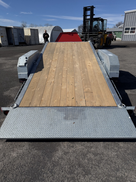 New 2026 N&N Galvanized 7X22 Split Tilt Trailer