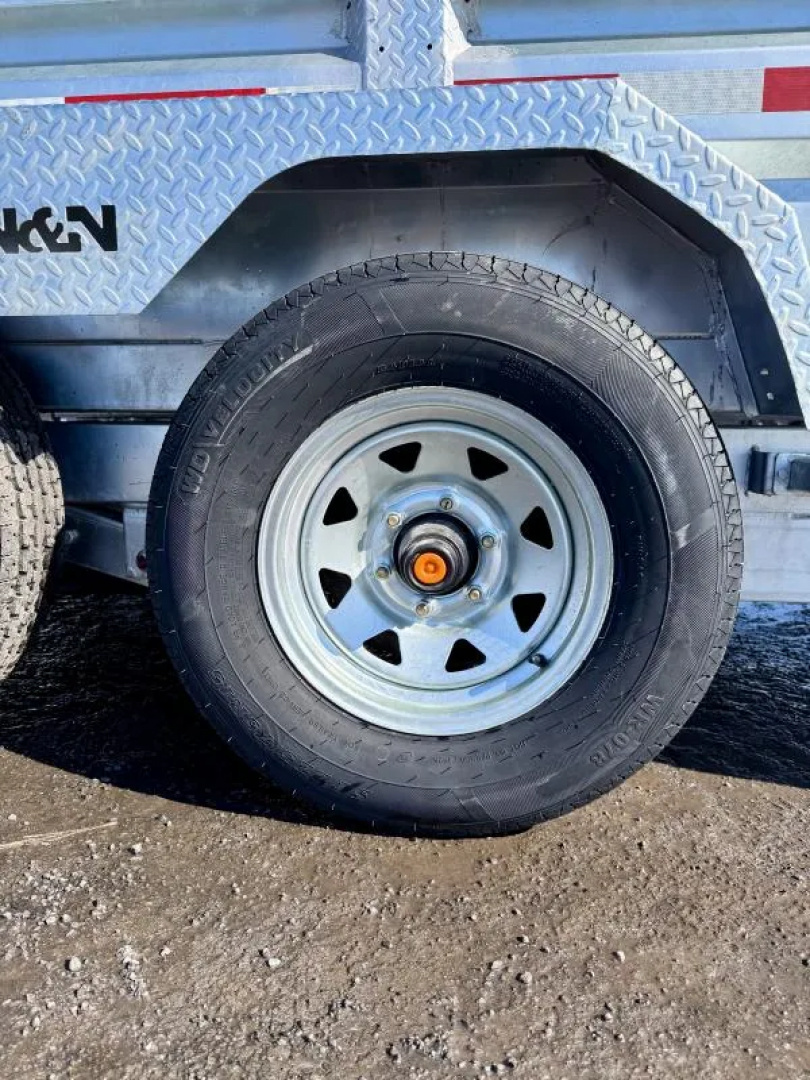 New 2026 N&N Galvanized 6X12 Dump Trailer 10K
