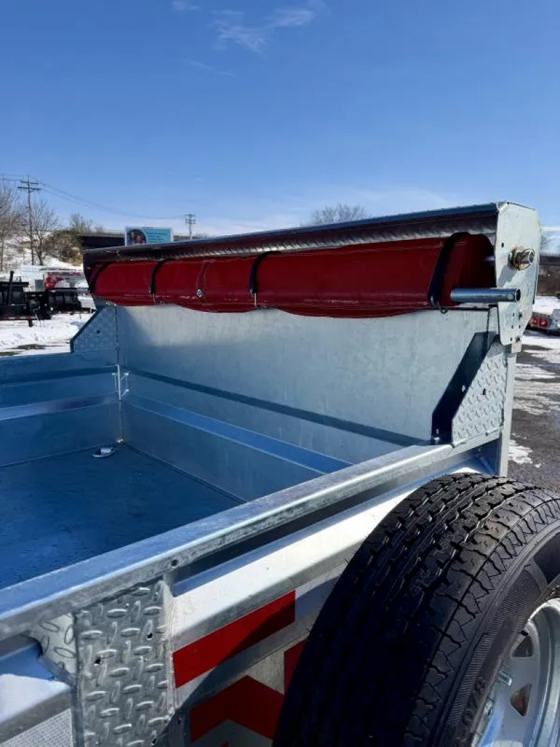 New 2026 N&N Galvanized 6X12 Dump Trailer 10K