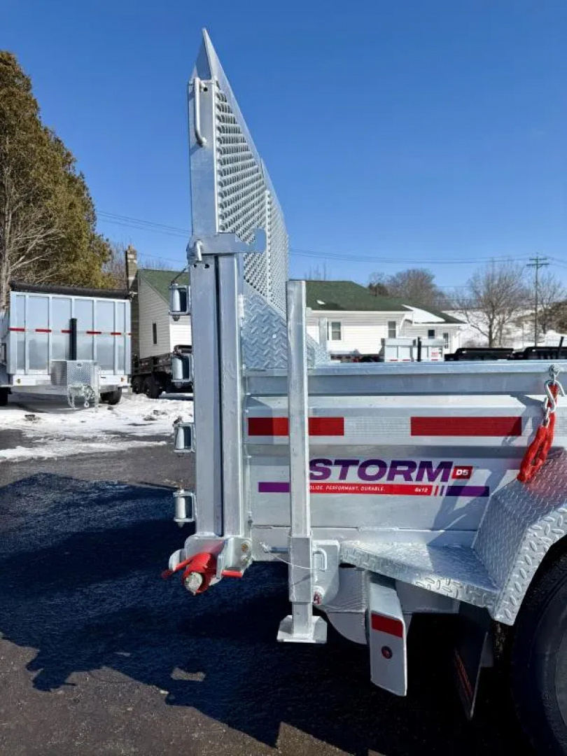 New 2026 N&N Galvanized 6X12 Dump Trailer 10K