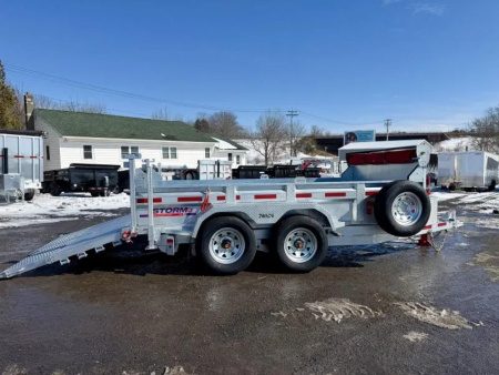 New 2026 N&N Galvanized 6X12 Dump Trailer 10K