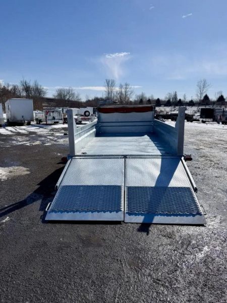 New 2026 N&N Galvanized 6X12 Dump Trailer 10K