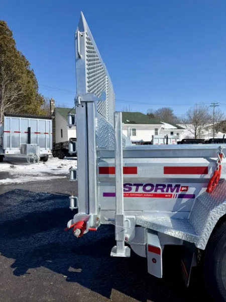 New 2026 N&N Galvanized 6X12 Dump Trailer 10K